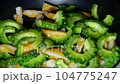 Stir-fried bitter gourd Stir-fried bitter melon with miso 104775247