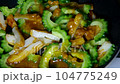 Stir-fried bitter gourd Stir-fried bitter melon with miso 104775249