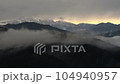Time-lapse video of fog and clouds flowing in Satoyama 104940957
