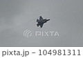 US Airforce F-35 stealth fighter jet during high speed flight and manoeuvres 104981311