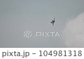 Dassault Rafale fighter jet preforming high speed manoeuvres showing its abilities 104981318