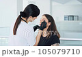 Master of eyebrow correction makes eyebrows 105079710