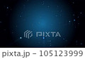 Background material in which a shining ball rises from the bottom to the top 105123999