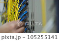 Connecting cables to enhance the quality and service of the fiber optic network. 105255141