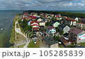 Beautiful Landscape Houses Chalupy Domki Piekny Krajobraz Aerial View Poland 105285839