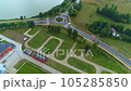 Rondo Arcadia Lagoon Suwalki Zalew Arkadia Aerial View Poland 105285850