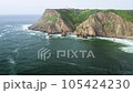 Cabo da Roca, Portugal. Cliffs and rocks on the Atlantic ocean coast in Sintra, the most westerly point of the European mainland 105424230