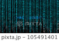 Cyber Security Concept. Binary data effect background with cyber security text. 105491401