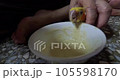 parrot drinking milk 105598170