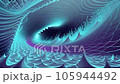 Abstract image of waves and swells generative AI 105944492