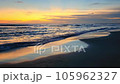 Dramatic sea sunrise or sunset 105962327