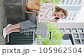Asian business woman use laptop 105962504