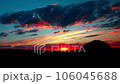 sky and clouds at sunset background 4K 106045688