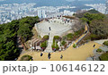 Aerial view of hwangryeongsan mountain bongsudae beacons, Busan, South Korea, Asia 106146122