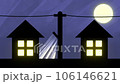 停電して明かりが消える街並み 106146621