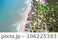 Aerial view of Swimming pool and the beach in the Phan Thiet resort, Binh Thuan Province, Viet Nam 106225383