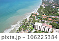 Aerial view of Swimming pool and the beach in the Phan Thiet resort, Binh Thuan Province, Viet Nam 106225384