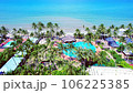 Aerial view of Swimming pool and the beach in the Phan Thiet resort, Binh Thuan Province, Viet Nam 106225385