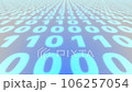 Binary digital image with light background 106257054
