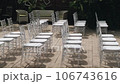 Wedding venue. Chairs. Wedding decor 106743616