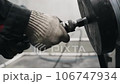 High-pressure hose is connected to the device 106747934