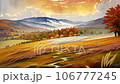Autumn meadow landscape generative AI 106777245