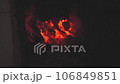 Red coals in the furnace 106849851