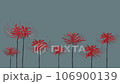 Video animation of swaying red spider lily 106900139