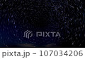 Time lapse starry sky North Star long trajectory 107034206