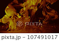 Abstract fire flame ink motion background 107491017