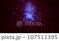 The virus breaks down into many small particles. 107511395