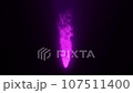 Stylized pink comet. Falling meteorite. Magic. 107511400