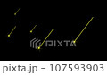Meteor shower animation 2 (yellow) 107593903