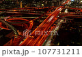 東大阪市役所で撮影した東大阪ジャンクションの夜景 107731211