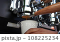 Barista Cafe Making Coffee Preparation on outside event. Service Concept 108225234