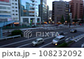 Shinjuku road in autumn evening 108232092
