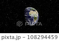 Earth rotation 60fps 10 seconds loop 108294459