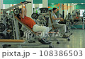 Two men doing exercise 108386503