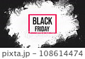 Black friday with white and black background for black friday events (Black Friday Promo and Black Friday) 108614474