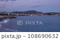 法國南部尼斯的地中海日落 108690632