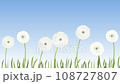 Animation video of dandelion fluff swaying 108727807