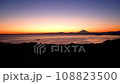 Hayama night view and Mt. Fuji 108823500