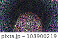 Floating checker sphere motion background  108900219