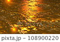 Golden plasma waves motion background  108900220