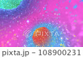 Sparkling torus crystal cave motion background  108900231