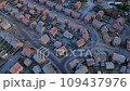 Houses on a Frosty UK Morning Aerial View 109437976