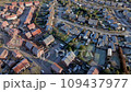 New Build Housing Estate on a Frosty UK Morning Aerial View 109437977