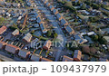 Houses on a Frosty UK Morning Aerial View 109437979
