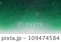 Opening background video with falling snowflakes on a green watercolor background 109474584
