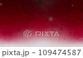 Opening background video with falling snowflakes on a red watercolor background 109474587